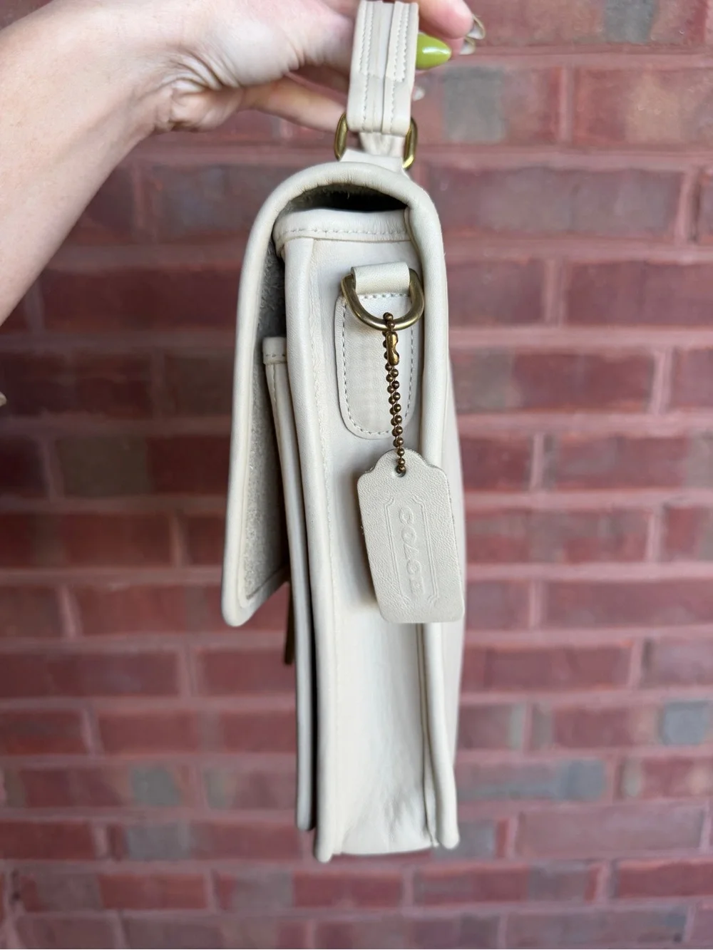 Vintage Coach Station Bag 5130 in Bone EUC